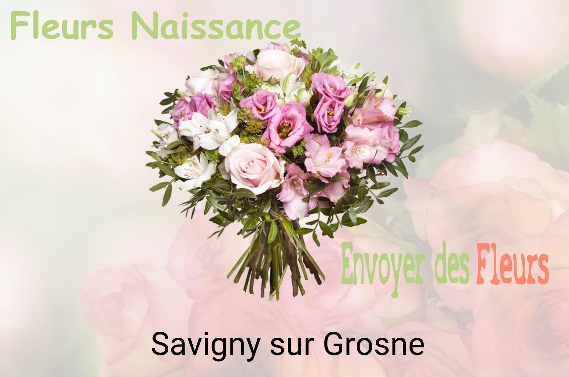 Bouquet de fleurs de naissance livré à Savigny-sur-Grosne